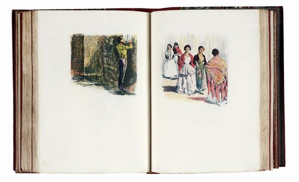 PROSPER MÉRIMÉE : Carmen [...]. Illustrations de Alexandre Lunois.  - Asta Libri, autografi e manoscritti - Associazione Nazionale - Case d'Asta italiane