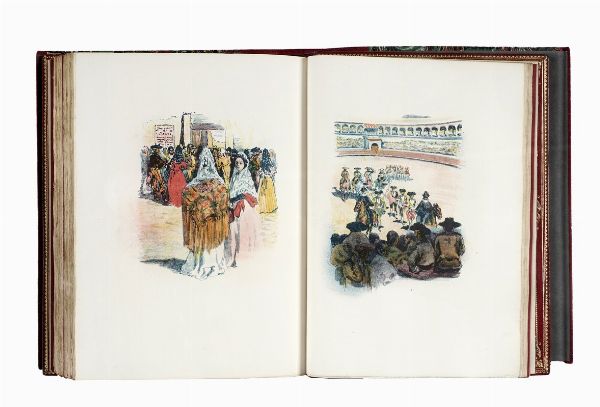 PROSPER MÉRIMÉE : Carmen [...]. Illustrations de Alexandre Lunois.  - Asta Libri, autografi e manoscritti - Associazione Nazionale - Case d'Asta italiane