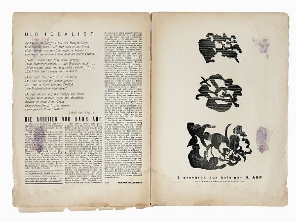 TRISTAN TZARA : Dada 3.  - Asta Libri, autografi e manoscritti - Associazione Nazionale - Case d'Asta italiane