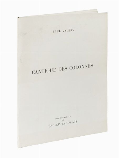 PAUL VALRY : Cantique des colonnes.  - Asta Libri, autografi e manoscritti - Associazione Nazionale - Case d'Asta italiane