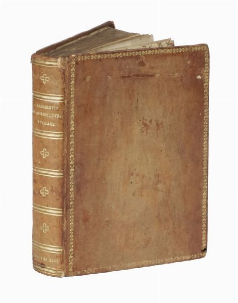PIETRO (DE) CRESCENZI : De agricultura vulgare.  - Asta Libri, autografi e manoscritti - Associazione Nazionale - Case d'Asta italiane
