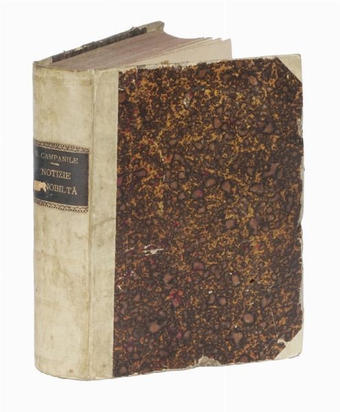 GIUSEPPE CAMPANILE : Notizie di nobilt...  - Asta Libri, autografi e manoscritti - Associazione Nazionale - Case d'Asta italiane