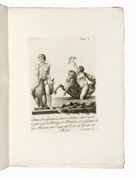 FRANCESCO MARIA SOLDINI : Il Reale Giardino di Boboli nella sua Pianta e nelle sue Statue.  - Asta Libri, autografi e manoscritti - Associazione Nazionale - Case d'Asta italiane