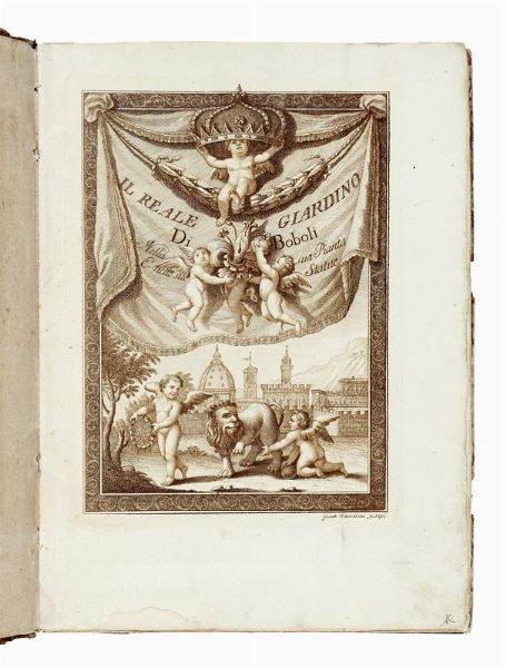 FRANCESCO MARIA SOLDINI : Il Reale Giardino di Boboli nella sua Pianta e nelle sue Statue.  - Asta Libri, autografi e manoscritti - Associazione Nazionale - Case d'Asta italiane