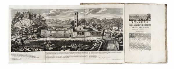 MARCO ANTONIO MOZZI : Storia di S. Cresci e de' ss. compagni martiri e della chiesa del medesimo santo posta in Valcava del Mugello...  - Asta Libri, autografi e manoscritti - Associazione Nazionale - Case d'Asta italiane