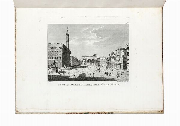 BERNARDINO ROSASPINA : Viaggio storico e pittorico ossia guida della Toscana...  - Asta Libri, autografi e manoscritti - Associazione Nazionale - Case d'Asta italiane