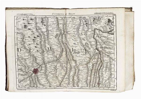 GUILLAUME DHEULLAND : Theatre de la guerre en Italie ou Carte nouvelle des principaut de Piemonte...  - Asta Libri, autografi e manoscritti - Associazione Nazionale - Case d'Asta italiane