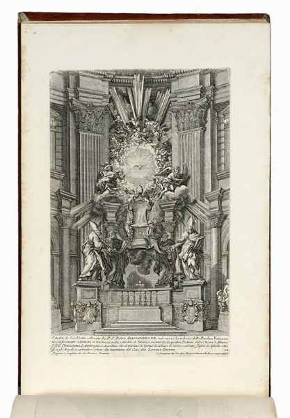 GIOVANNI BATTISTA FALDA : Il nuovo teatro delle fabriche, et edificii, in prospettiva di Roma moderna [...] Libro primo (-terzo).  - Asta Libri, autografi e manoscritti - Associazione Nazionale - Case d'Asta italiane