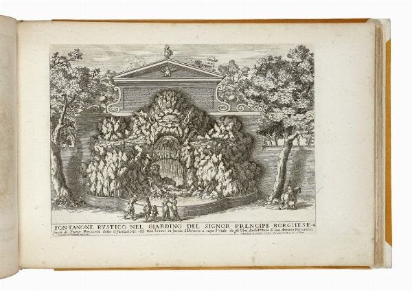 GIOVANNI BATTISTA FALDA : Le fontane di Roma nelle piazze, e luoghi publici della citt�, con li loro prospetti, come sono al presente  - Asta Libri, autografi e manoscritti - Associazione Nazionale - Case d'Asta italiane