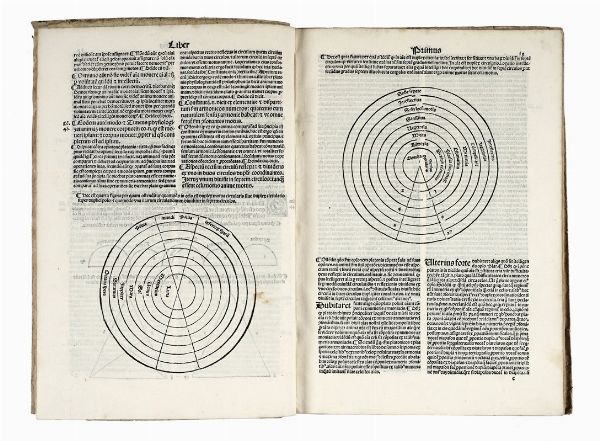 AEGIDIUS (COLUMNA) ROMANUS : [In Aristotelis de anima commentum]. Expositio Egidij romani super libros de anima cum textu.  - Asta Libri, autografi e manoscritti - Associazione Nazionale - Case d'Asta italiane