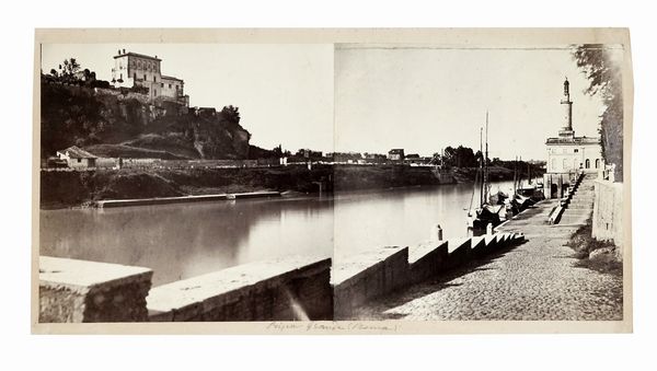 Raccolta di 30 fotografie all'albumina e sali d'argento raffiguranti luoghi di Roma, Cremona, Viareggio ecc.  - Asta Libri, autografi e manoscritti - Associazione Nazionale - Case d'Asta italiane