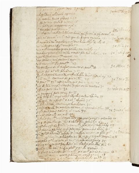 ROBERTUS CARACCIOLUS : Sermones quadragesimales de poenitentia.  - Asta Libri, autografi e manoscritti - Associazione Nazionale - Case d'Asta italiane