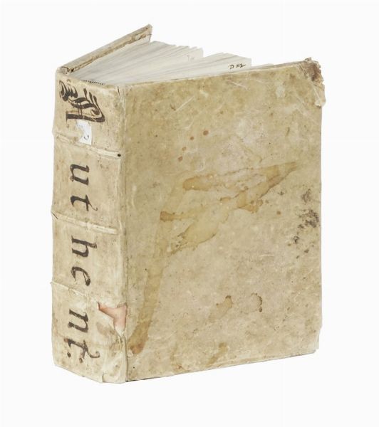 IOANNES DUNS SCOTUS : Quaestiones magistri Johannis Scoti abbreviatae et ordinatae per alphabetum super quattuor libris Sententiarum Quodlibetisque Metaphysicae et De anima.  - Asta Libri, autografi e manoscritti - Associazione Nazionale - Case d'Asta italiane