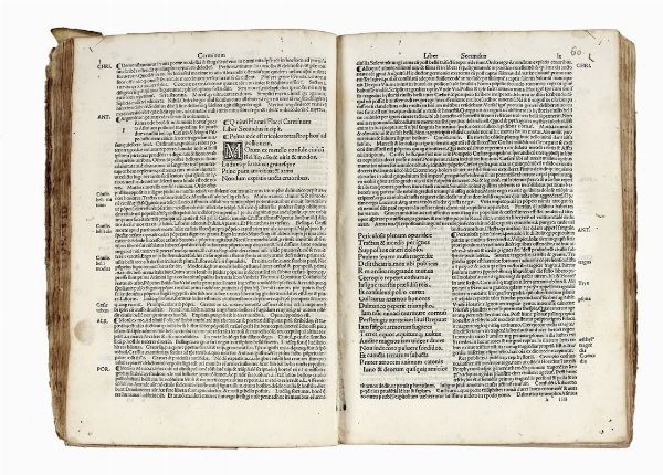 QUINTUS HORATIUS FLACCUS : Horatius cum quattuor commentarijs.  - Asta Libri, autografi e manoscritti - Associazione Nazionale - Case d'Asta italiane