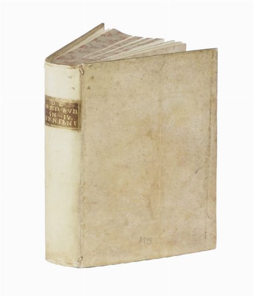 RICHARD MIDDLETON : Ricardus de media villa Super quarto sententiarum.  - Asta Libri, autografi e manoscritti - Associazione Nazionale - Case d'Asta italiane