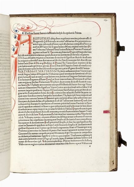 GIOVANNI NANNI : [Auctores vetustissimi]. Fratris Ioannis Annii Viterbensis ordinis predicatorum Theologiae professoris: super opera de Antiquitatibus confecta prefatio incipit.  - Asta Libri, autografi e manoscritti - Associazione Nazionale - Case d'Asta italiane
