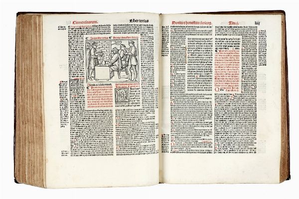 BONIFACIUS [PAPA VIII] : Sextus decretalium liber a Bonifacio VIII in concilio Lugdunensi editus...  - Asta Libri, autografi e manoscritti - Associazione Nazionale - Case d'Asta italiane