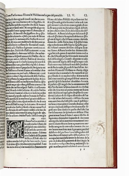 Hieronymus (santo) : Vita di sancti Padri vulgariter historiada.  - Asta Libri, autografi e manoscritti - Associazione Nazionale - Case d'Asta italiane