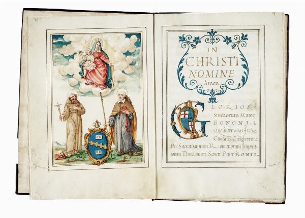 Laurea in legge - Universit di Bologna.  - Asta Libri, autografi e manoscritti - Associazione Nazionale - Case d'Asta italiane