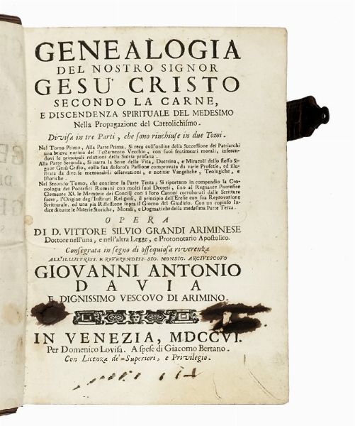 Lotto di 8 opere del Settecento.  - Asta Libri, autografi e manoscritti - Associazione Nazionale - Case d'Asta italiane