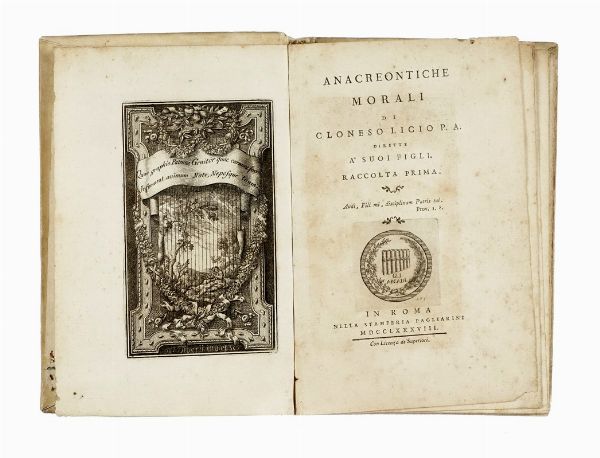 Lotto di 8 opere del Settecento.  - Asta Libri, autografi e manoscritti - Associazione Nazionale - Case d'Asta italiane