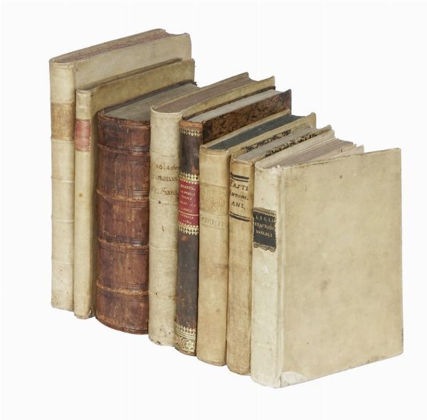 Lotto di 8 opere del Settecento.  - Asta Libri, autografi e manoscritti - Associazione Nazionale - Case d'Asta italiane