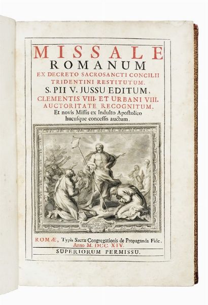 Missale romanum ex decreto sacrosancti Concilii Tridentini restitutum...  - Asta Libri, autografi e manoscritti - Associazione Nazionale - Case d'Asta italiane