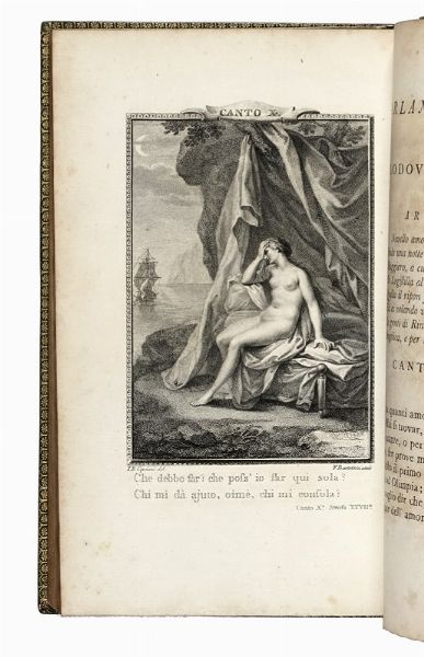 Ludovico Ariosto : Orlando furioso. Tomo primo (-quarto).  - Asta Libri, autografi e manoscritti - Associazione Nazionale - Case d'Asta italiane