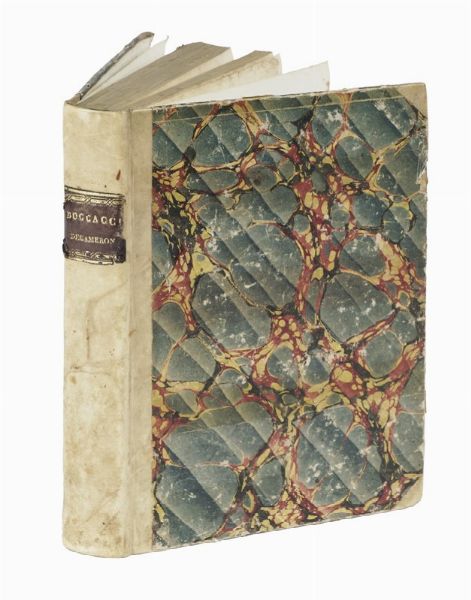 GIOVANNI BOCCACCIO : Il Decameron [...] alla sua vera lettione ridotto dal cavalier Lionardo Salviati...  - Asta Libri, autografi e manoscritti - Associazione Nazionale - Case d'Asta italiane