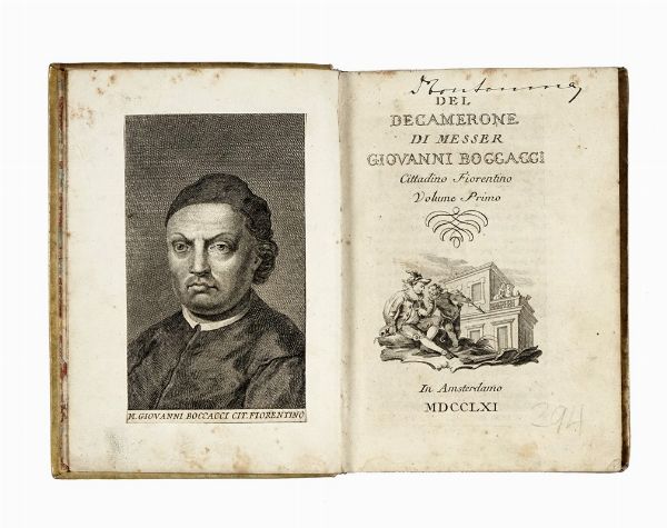 GIOVANNI BOCCACCIO : Del Decamerone.  - Asta Libri, autografi e manoscritti - Associazione Nazionale - Case d'Asta italiane
