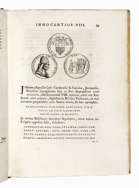 Filippo Buonanni : Numismata romanorum pontificum praestantiora...  - Asta Libri, autografi e manoscritti - Associazione Nazionale - Case d'Asta italiane