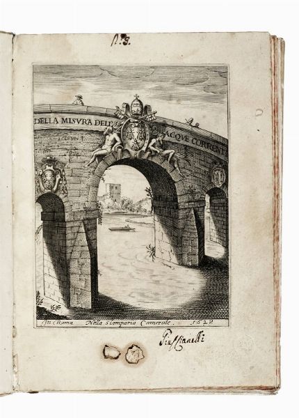 BENEDETTO CASTELLI : Della misura dell'acque correnti...  - Asta Libri, autografi e manoscritti - Associazione Nazionale - Case d'Asta italiane