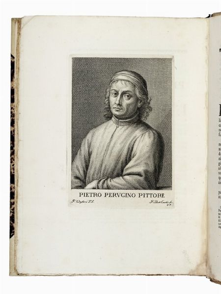 GIOVANNI BATTISTA CECCHI : Serie degli uomini i piu illustri nella pittura, scultura, e architettura con i loro elogi, e ritratti incisi in rame cominciando dalla sua prima restaurazione fino ai tempi presenti. Tomo I (-XII).  - Asta Libri, autografi e manoscritti - Associazione Nazionale - Case d'Asta italiane