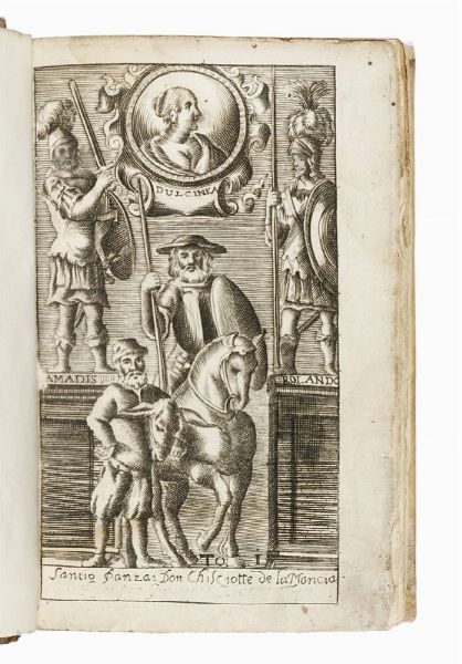 MIGUEL (DE) CERVANTES SAAVEDRA : L'ingegnoso cittadino Don Chisciotte della Mancia. Composto da Michel di Ceruantes Saauedra...  - Asta Libri, autografi e manoscritti - Associazione Nazionale - Case d'Asta italiane