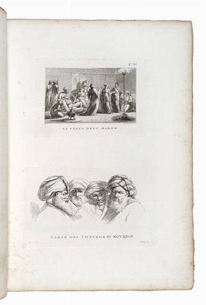 DOMINIQUE VIVANT DENON : Viaggio nel basso e alto Egitto illustrato dietro alle tracce e ai disegni del Sig. Denon.  - Asta Libri, autografi e manoscritti - Associazione Nazionale - Case d'Asta italiane