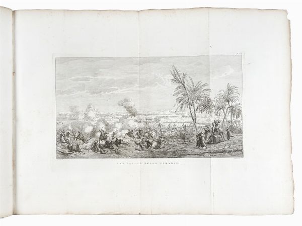 DOMINIQUE VIVANT DENON : Viaggio nel basso e alto Egitto illustrato dietro alle tracce e ai disegni del Sig. Denon.  - Asta Libri, autografi e manoscritti - Associazione Nazionale - Case d'Asta italiane