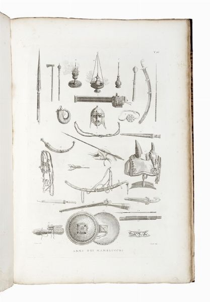 DOMINIQUE VIVANT DENON : Viaggio nel basso e alto Egitto illustrato dietro alle tracce e ai disegni del Sig. Denon.  - Asta Libri, autografi e manoscritti - Associazione Nazionale - Case d'Asta italiane