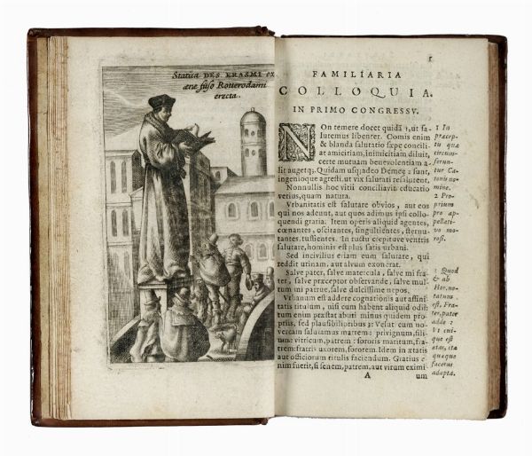 ERASMUS DESIDERIUS : Desid. Erasmi Roterodami Colloquia nunc emendatiora.  - Asta Libri, autografi e manoscritti - Associazione Nazionale - Case d'Asta italiane