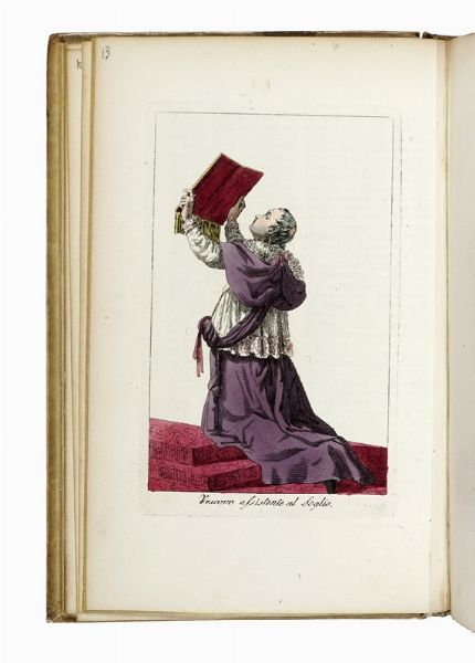 VITTORE FALASCHI : La gerarchia ecclesiastica e la famiglia pontificia.  - Asta Libri, autografi e manoscritti - Associazione Nazionale - Case d'Asta italiane