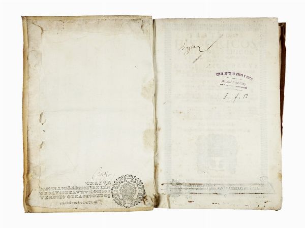 DOMINGO FERNNDEZ DE NAVARRETE : Tratados historicos, politicos, ethicos y religiosos de la monarchia de China [...] Aadense los decretos pontificios, y propositiones calificadas en Roma para la mission chinica...  - Asta Libri, autografi e manoscritti - Associazione Nazionale - Case d'Asta italiane