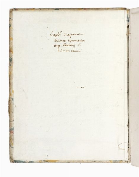 UGO FOSCOLO : La chioma di Berenice poema di Callimaco tradotto da Valerio Catullo volgarizzato ed illustrato da Ugo Foscolo.  - Asta Libri, autografi e manoscritti - Associazione Nazionale - Case d'Asta italiane