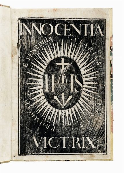 ANTONIO GOUVEA (DE) : Innocentia victrix sive sententia Comitiorum Imperij Sinici...  - Asta Libri, autografi e manoscritti - Associazione Nazionale - Case d'Asta italiane