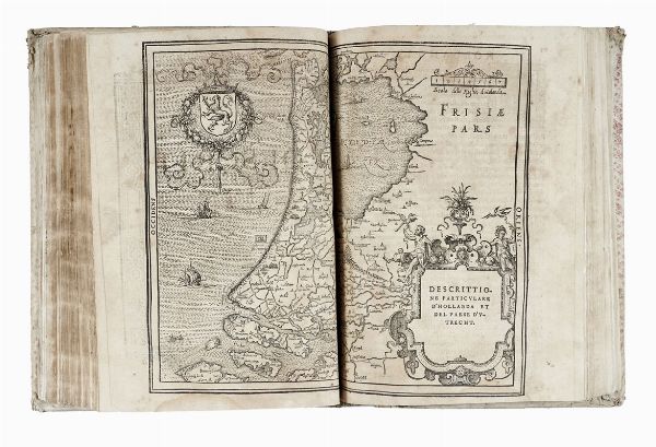 LODOVICO GUICCIARDINI : Descrittione [...] di tutti i Paesi Bassi, altrimenti detti Germania Inferiore. Con piu carte di Geographia del paese...  - Asta Libri, autografi e manoscritti - Associazione Nazionale - Case d'Asta italiane