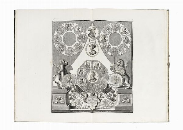 CARL GUSTAV HERAEUS : Bildnisse der regierenden Frsten und berhmter Mnner vom vierzehuten bis zum achtzehuten Iahrhunderte...  - Asta Libri, autografi e manoscritti - Associazione Nazionale - Case d'Asta italiane