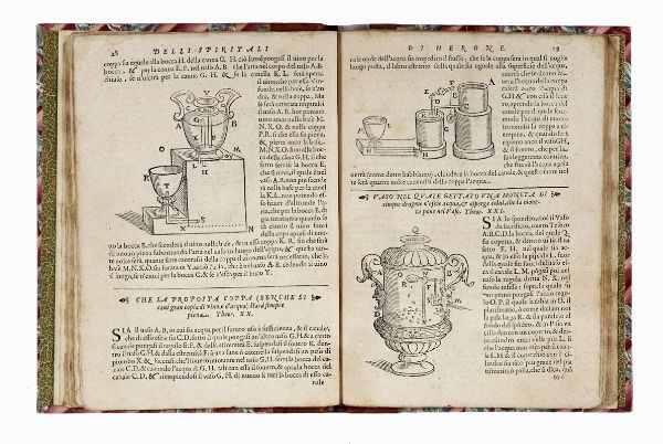HERO (ALEXANDRINUS) : Gli artifitiosi et curiosi moti spiritali...  - Asta Libri, autografi e manoscritti - Associazione Nazionale - Case d'Asta italiane