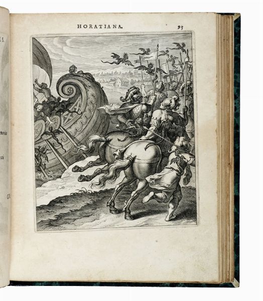 QUINTUS HORATIUS FLACCUS : Q. HoratI Flacci Emblemata. Imaginibus in aes incisis, notisque illustrata...  - Asta Libri, autografi e manoscritti - Associazione Nazionale - Case d'Asta italiane
