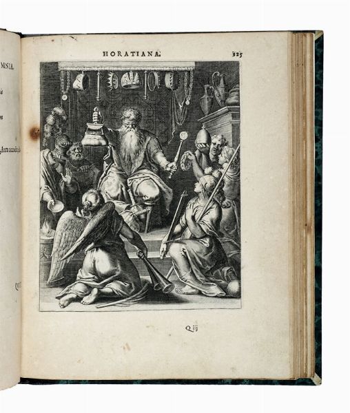 QUINTUS HORATIUS FLACCUS : Q. HoratI Flacci Emblemata. Imaginibus in aes incisis, notisque illustrata...  - Asta Libri, autografi e manoscritti - Associazione Nazionale - Case d'Asta italiane