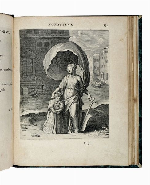 QUINTUS HORATIUS FLACCUS : Q. HoratI Flacci Emblemata. Imaginibus in aes incisis, notisque illustrata...  - Asta Libri, autografi e manoscritti - Associazione Nazionale - Case d'Asta italiane