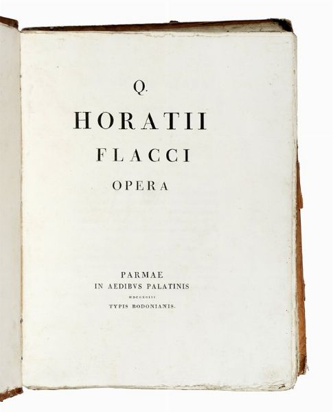 QUINTUS HORATIUS FLACCUS : Q. HoratI Flacci Emblemata. Imaginibus in aes incisis, notisque illustrata...  - Asta Libri, autografi e manoscritti - Associazione Nazionale - Case d'Asta italiane