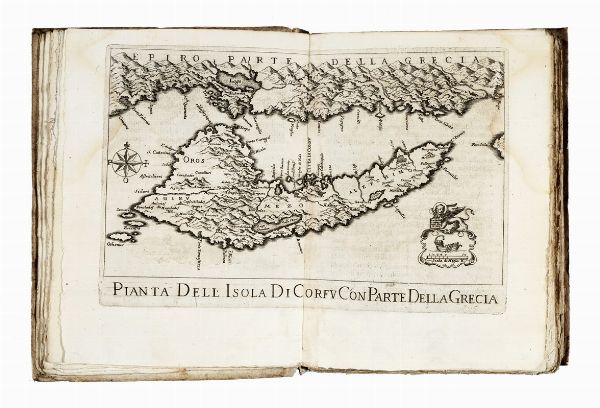 ANDREA MARMORA : Della historia di Corfu [...] Libri otto.  - Asta Libri, autografi e manoscritti - Associazione Nazionale - Case d'Asta italiane
